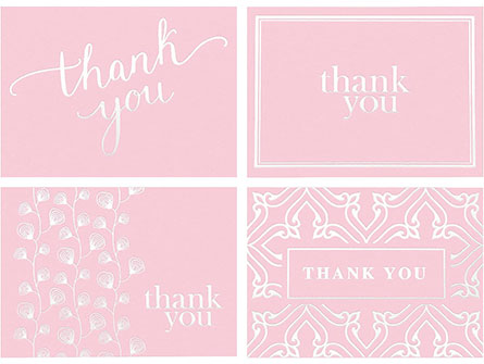 Thank You Card For Wedding Birthday